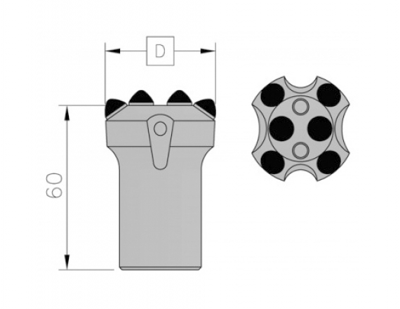 Cone Bits (Coroa Cônica)